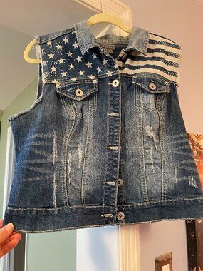 New Direction ladies denim vest